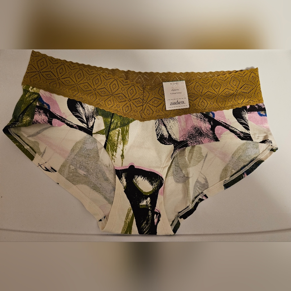 Auden Hipster Cotton Blend Panties Size Small